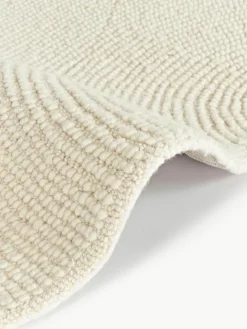 Westwing Collection Runder Wollteppich Eleni, handgetuftet