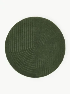 Westwing Collection Runder Wollteppich Mason, handgetuftet