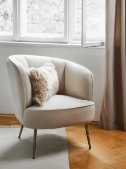 Westwing Collection Samt-Cocktailsessel Louise
