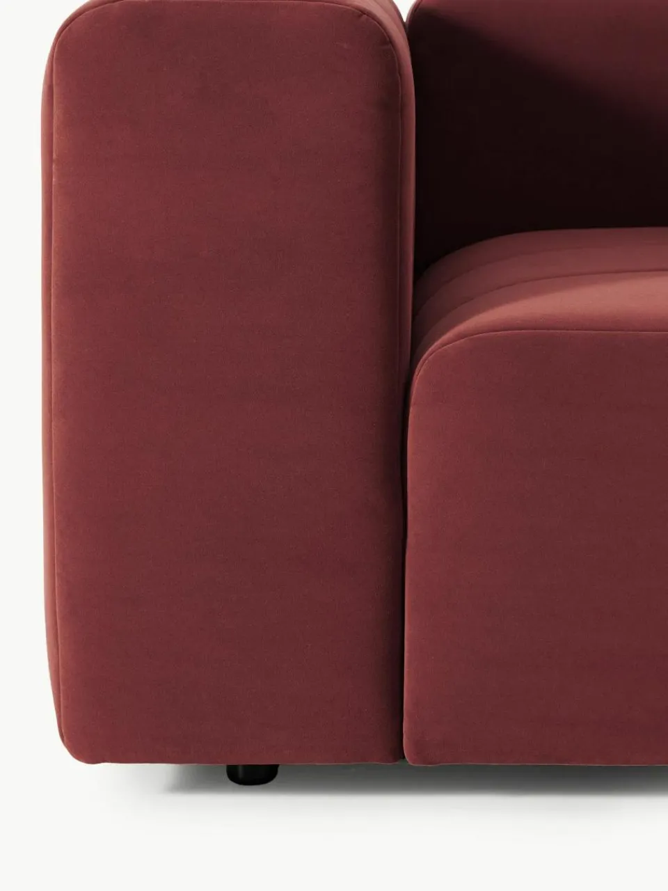 Westwing Collection Samt-Eckmodul Lena