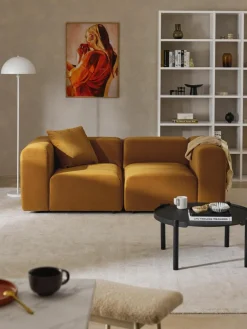 Westwing Collection Samt-Eckmodul Lena