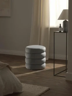 Westwing Collection Samt-Hocker Alto