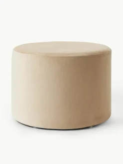 Westwing Collection Samt-Hocker Daisy