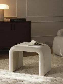 Westwing Collection Samt-Hocker Penelope