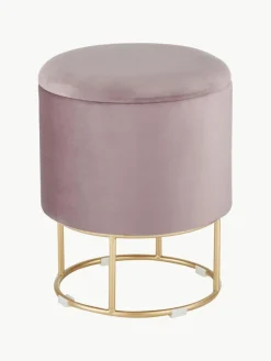 Bizzotto Samt-Hocker Polina mit Stauraum
