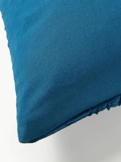 Westwing Collection Samt-Kissenhülle Nisha mit Strukturmuster