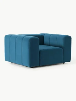 Westwing Collection Samt-Loungesessel Lena