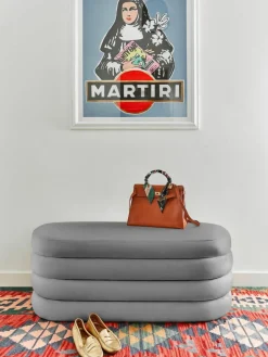 Westwing Collection Samt-Polsterbank Alto