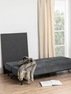 Westwing Samt-Schlafsofa Perugia (3-Sitzer)