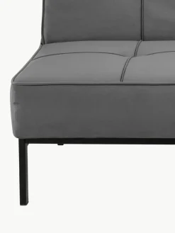 Westwing Samt-Schlafsofa Perugia (3-Sitzer)