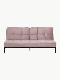 Westwing Samt-Schlafsofa Perugia (3-Sitzer)