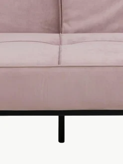 Westwing Samt-Schlafsofa Perugia (3-Sitzer)