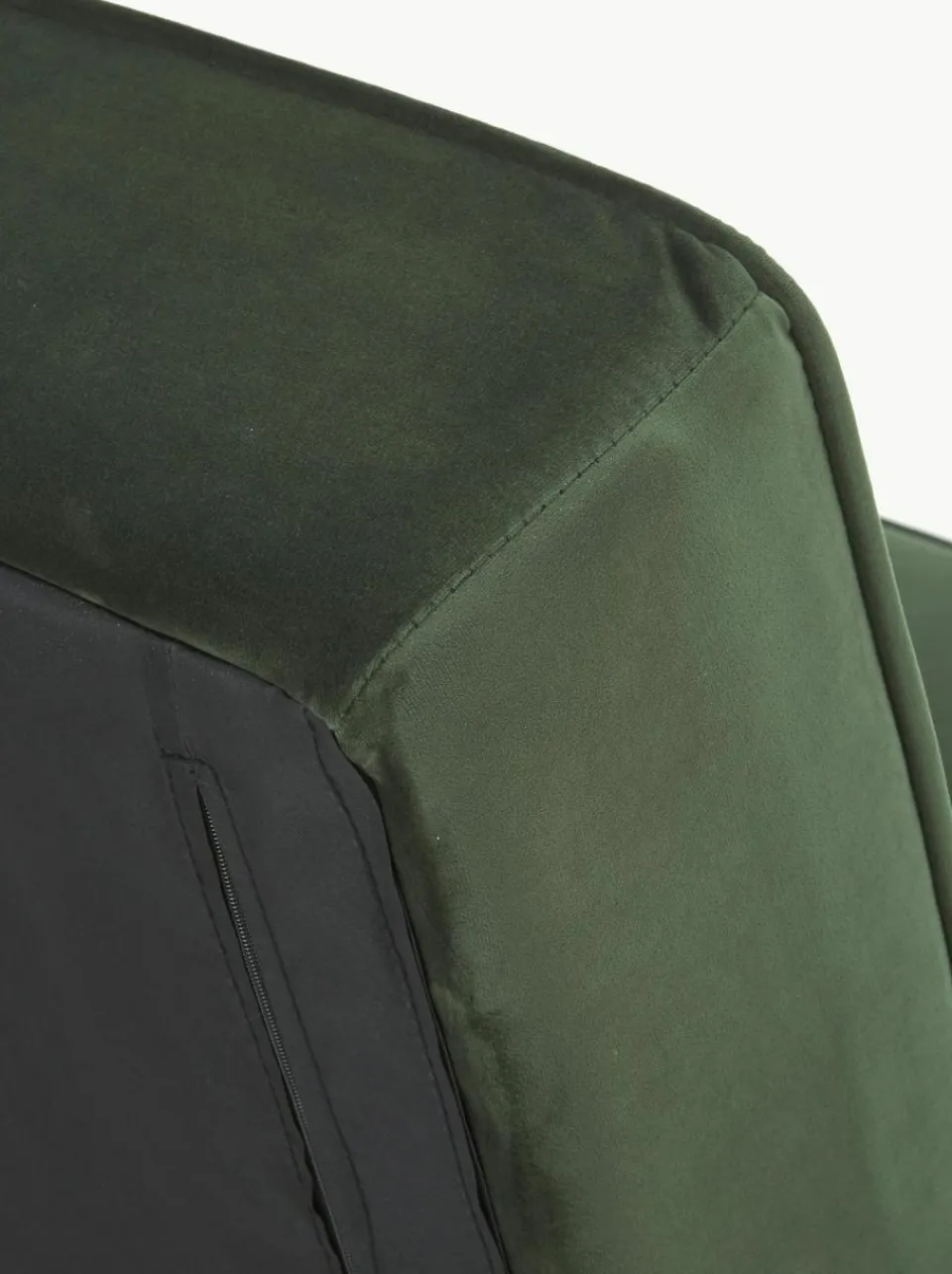Westwing Samt-Schlafsofa Perugia (3-Sitzer)