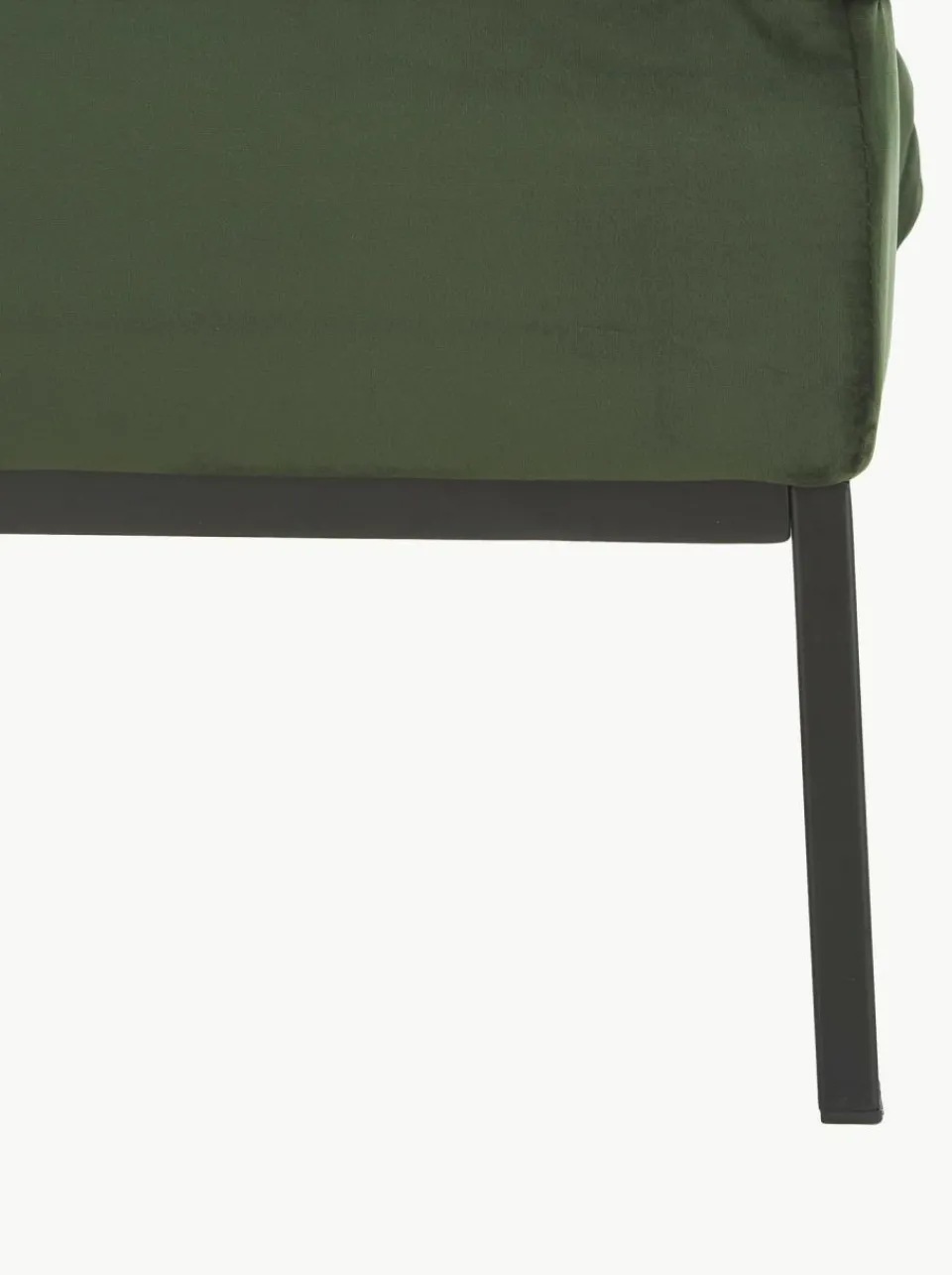Westwing Samt-Schlafsofa Perugia (3-Sitzer)