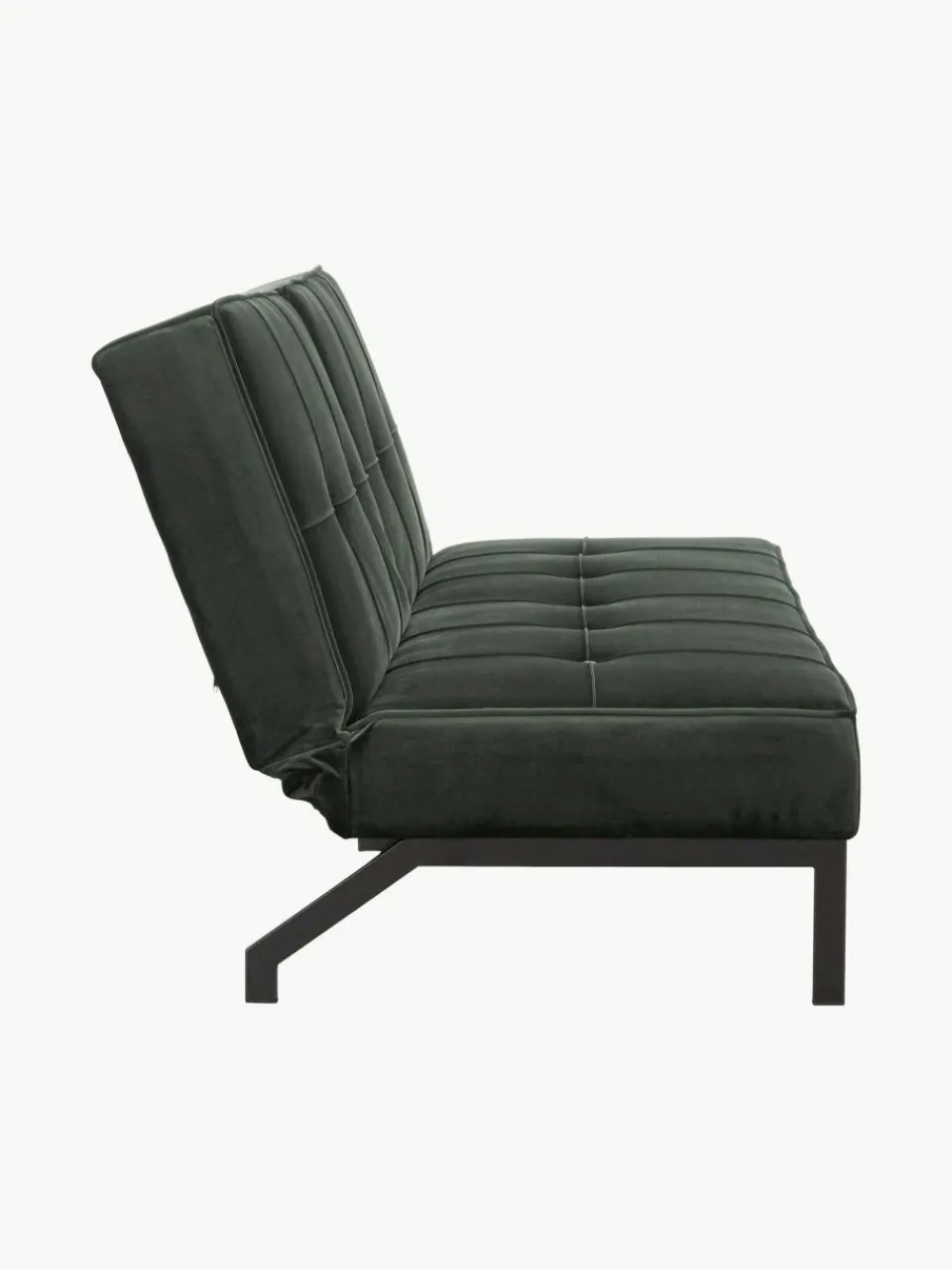 Westwing Samt-Schlafsofa Perugia (3-Sitzer)