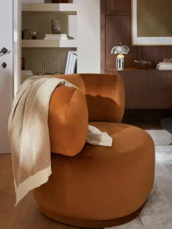 Westwing Collection Samt-Sessel Cori