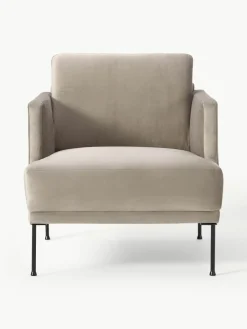 Westwing Collection Samt-Sessel Fluente