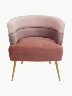Kare Design Samt-Sessel Sandwich im Retro-Design