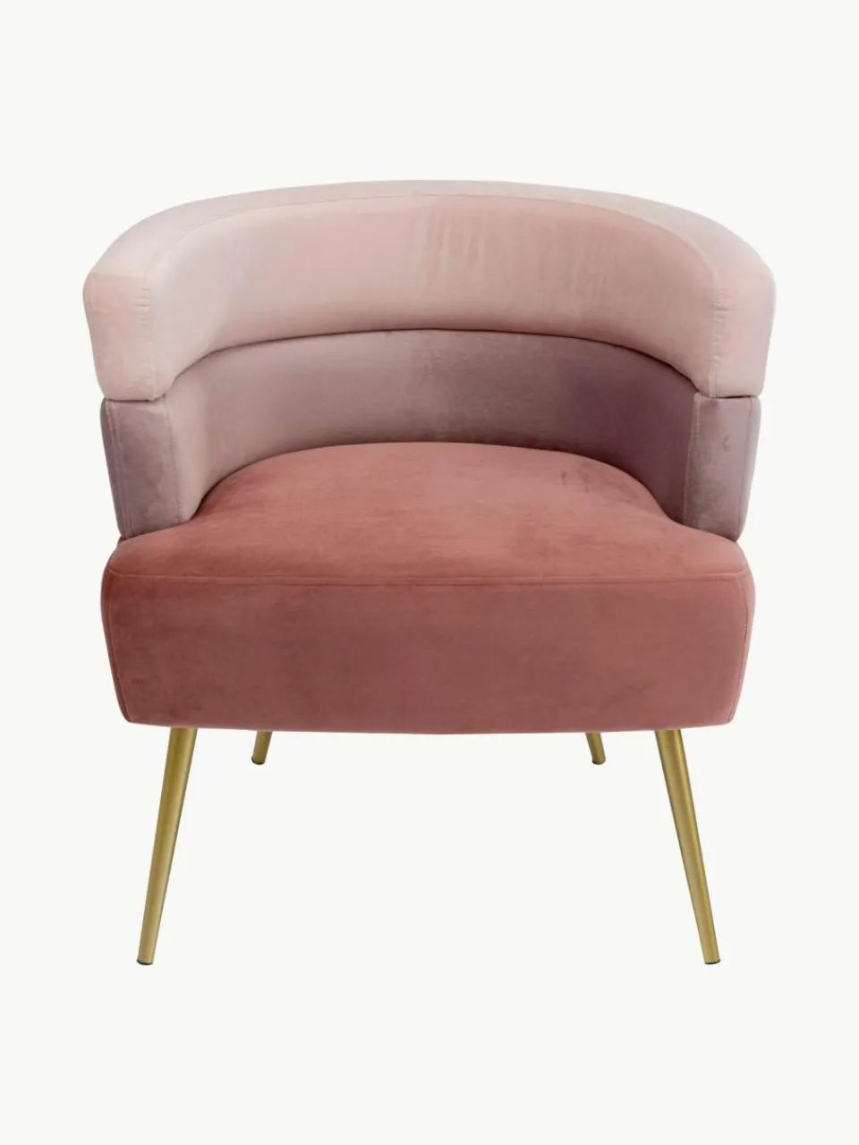 Kare Design Samt-Sessel Sandwich im Retro-Design