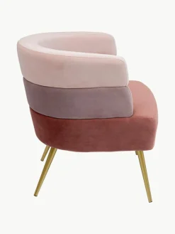 Kare Design Samt-Sessel Sandwich im Retro-Design