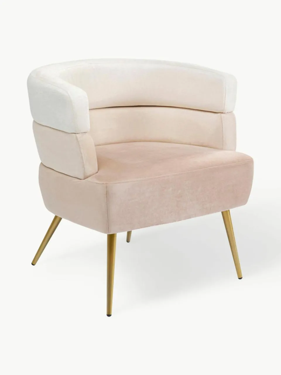 Kare Design Samt-Sessel Sandwich im Retro-Design