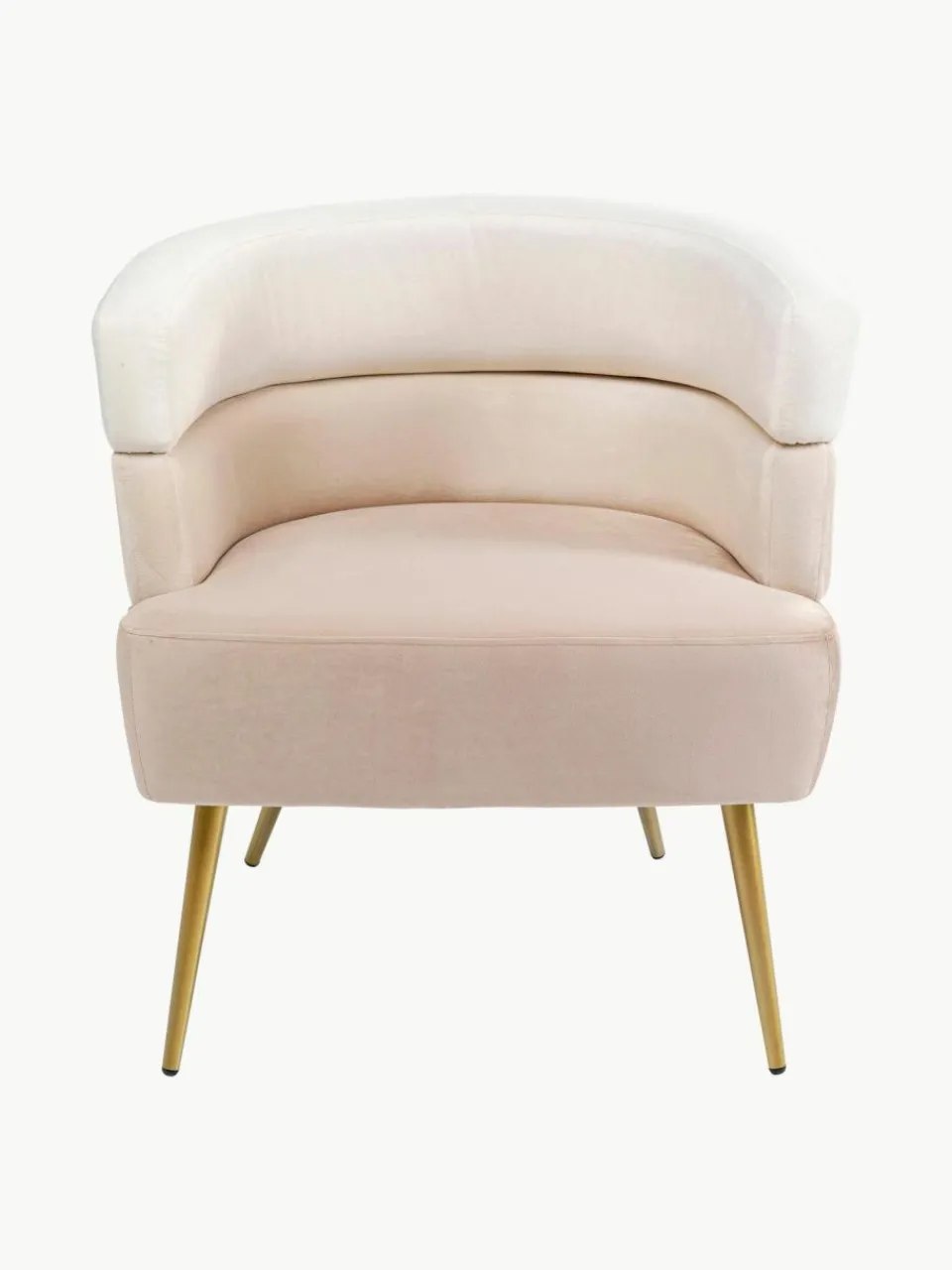 Kare Design Samt-Sessel Sandwich im Retro-Design