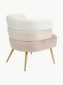 Kare Design Samt-Sessel Sandwich im Retro-Design