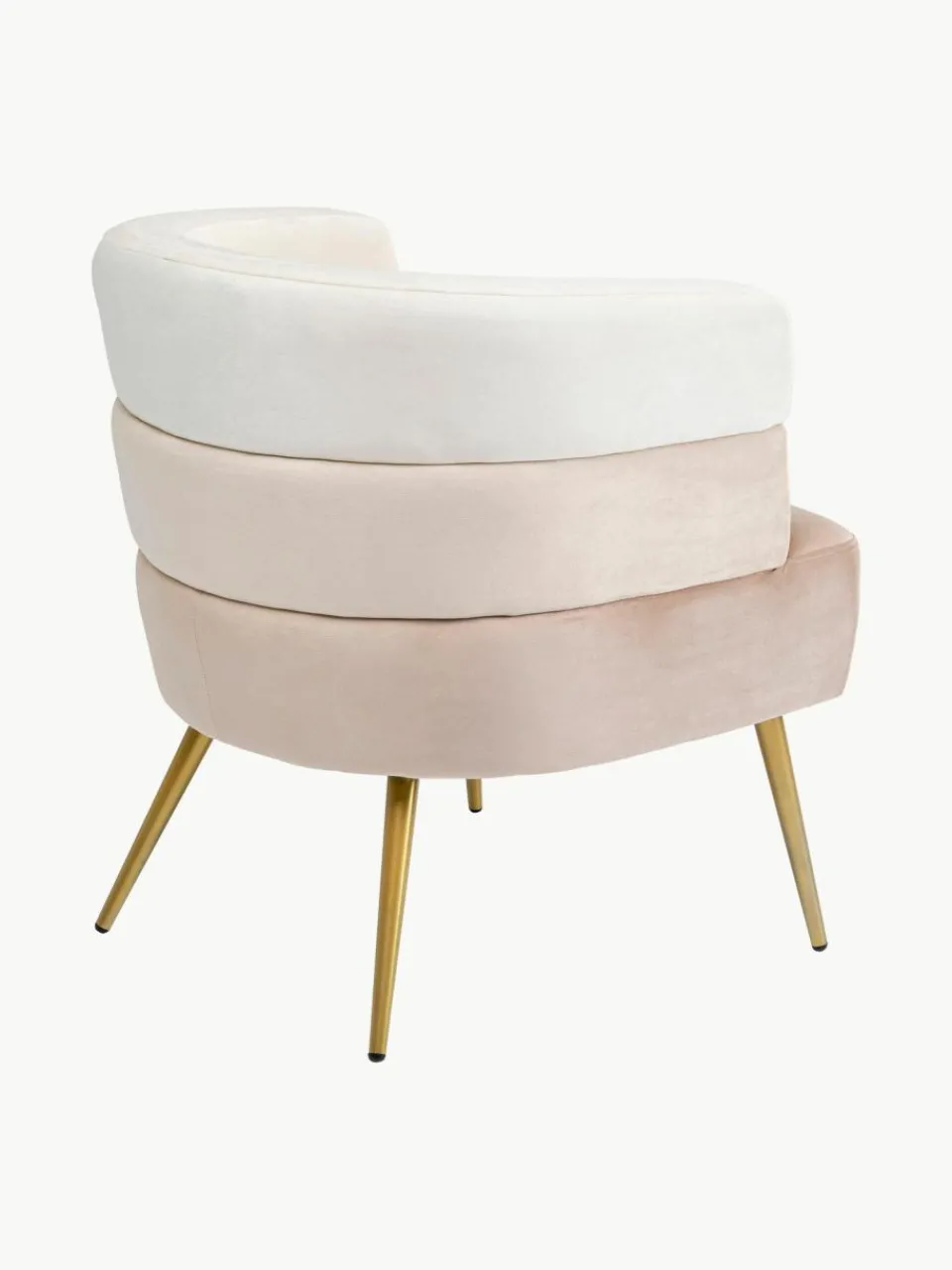 Kare Design Samt-Sessel Sandwich im Retro-Design