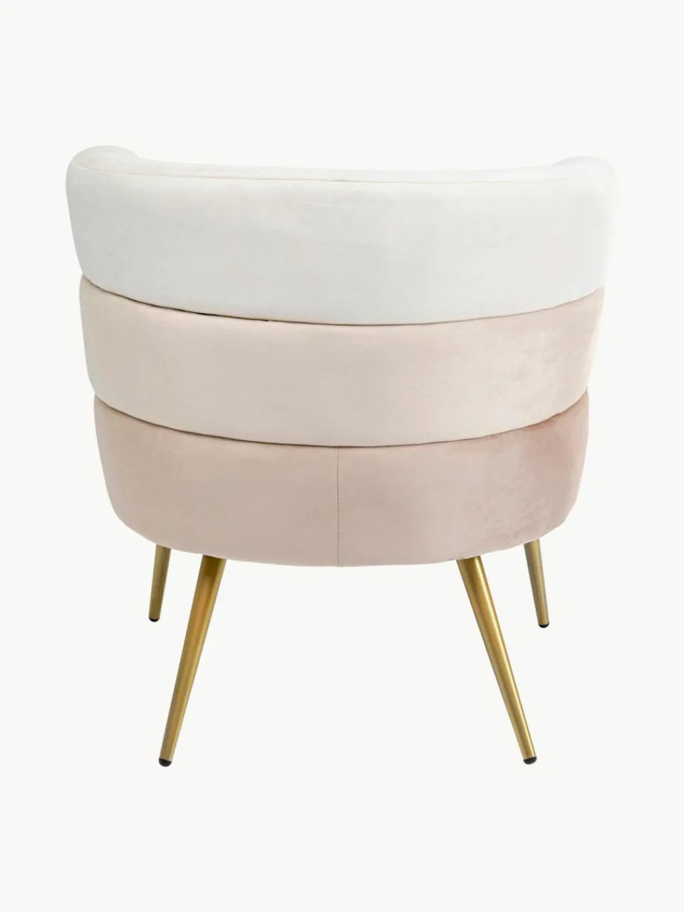 Kare Design Samt-Sessel Sandwich im Retro-Design