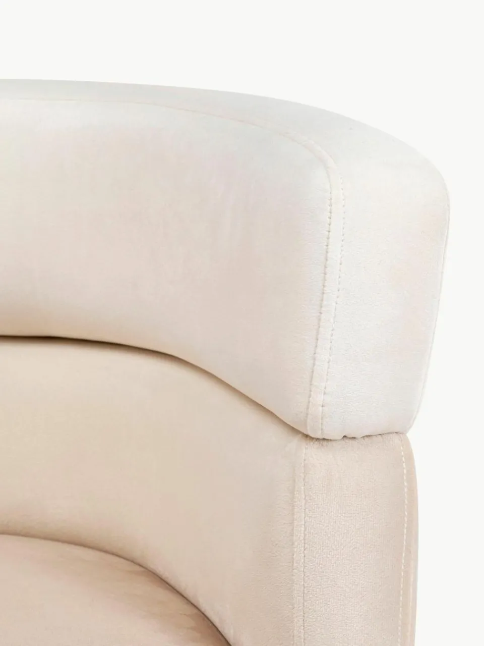 Kare Design Samt-Sessel Sandwich im Retro-Design