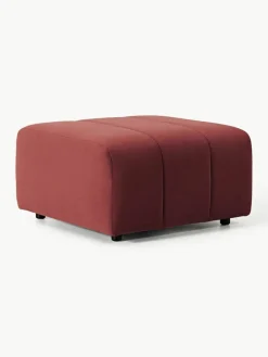 Westwing Collection Samt-Sofa-Hocker Lena