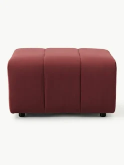 Westwing Collection Samt-Sofa-Hocker Lena