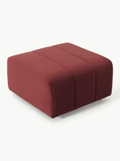 Westwing Collection Samt-Sofa-Hocker Lena