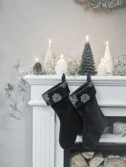 Lene Bjerre Samt-Weihnachtsstrumpf Stassia