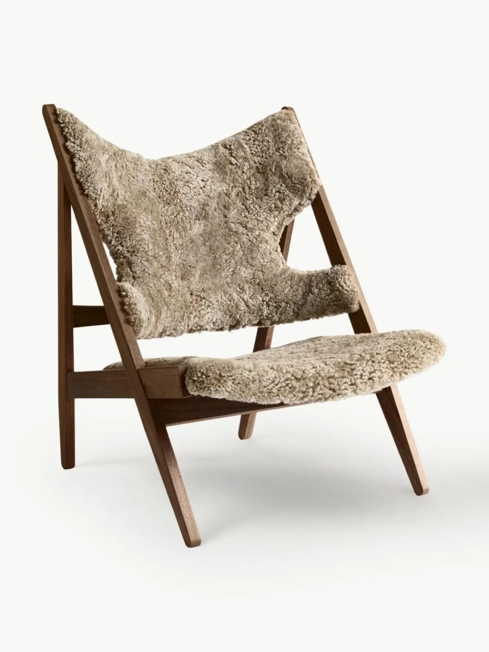Audo Copenhagen Schaffell-Loungesessel Knitting