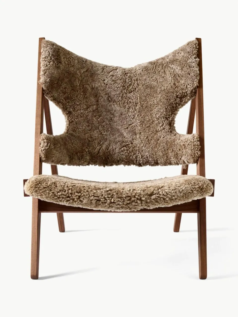 Audo Copenhagen Schaffell-Loungesessel Knitting