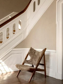Audo Copenhagen Schaffell-Loungesessel Knitting