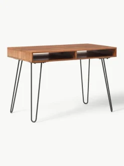 Westwing Collection Schreibtisch Tova aus und Metall
