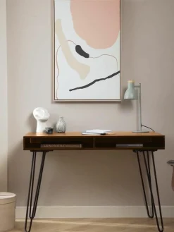 Westwing Collection Schreibtisch Tova aus und Metall