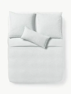 Westwing Collection Seersucker-Bettdeckenbezug Esme