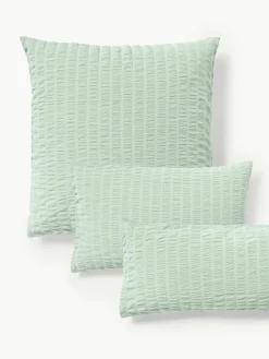 Westwing Collection Seersucker-Kopfkissenbezug Esme