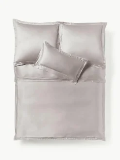 Westwing Collection Seiden-Bettdeckenbezug Sylvie