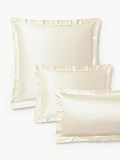 Westwing Collection Seiden-Kopfkissenbezug Sylvie