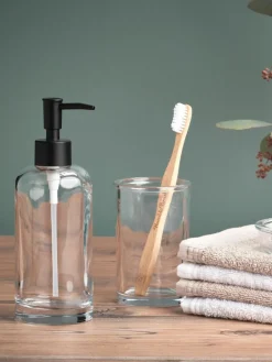 Westwing Seifenspender Clear aus Glas