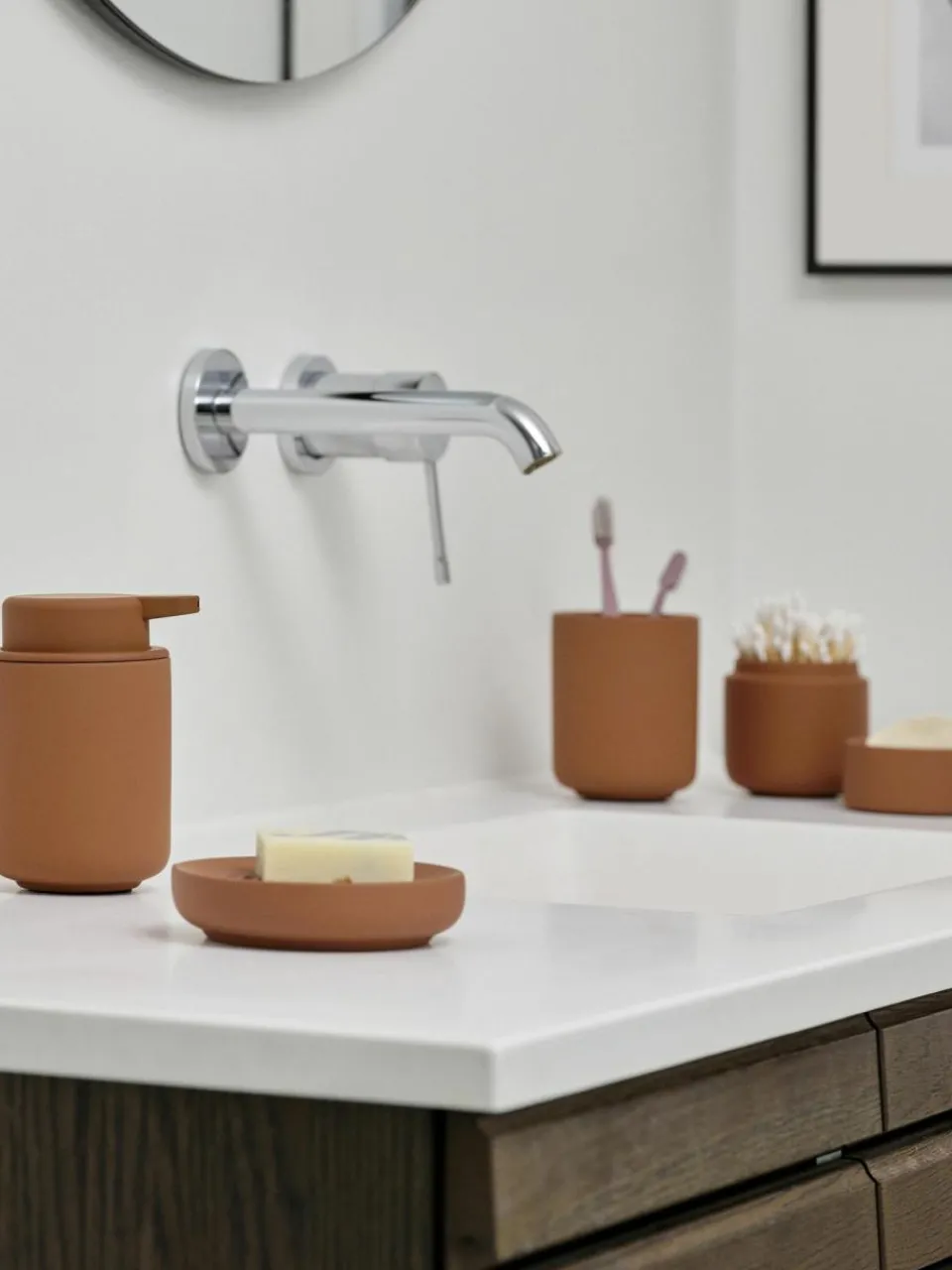 Zone Denmark Seifenspender Ume mit Soft-Touch-Oberfläche