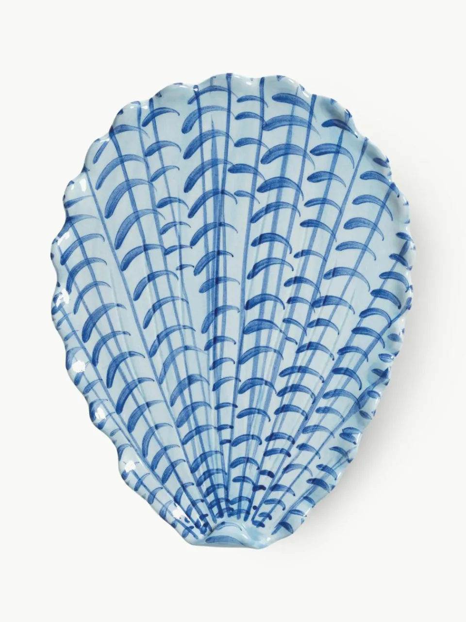 &k amsterdam Servierplatte Shellegance, L 26 cm