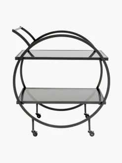 Kare Design Servierwagen Loft mit Glasplatten