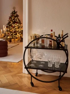 Kare Design Servierwagen Loft mit Glasplatten