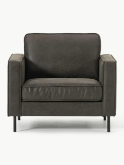 Westwing Collection Sessel Hunter aus recyceltem Leder