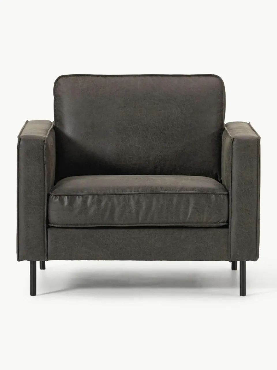 Westwing Collection Sessel Hunter aus recyceltem Leder